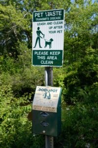 Dog Walk Area Signage