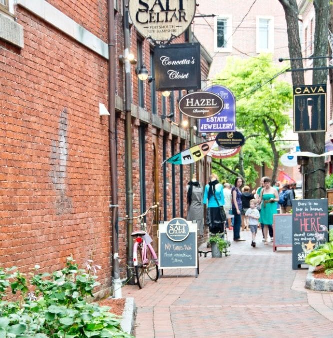 Downtown Portsmouth Boutique Shops