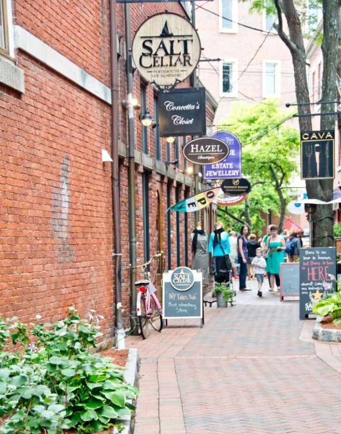 Downtown Portsmouth Boutique Shops